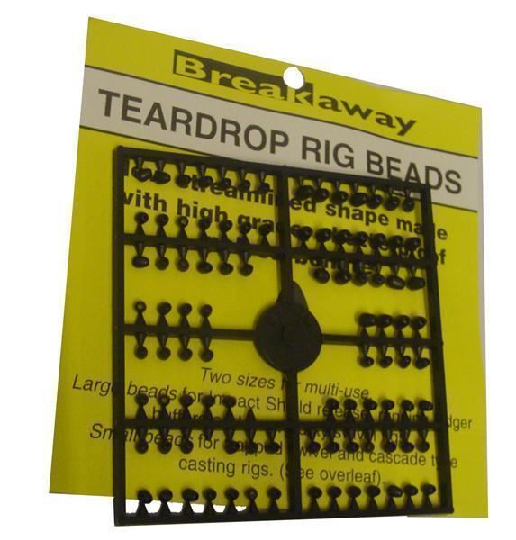 Breakaway Teardrop Beads Black