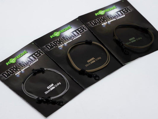Korda Dark Matter QC Swivel Leader 30cm Clear