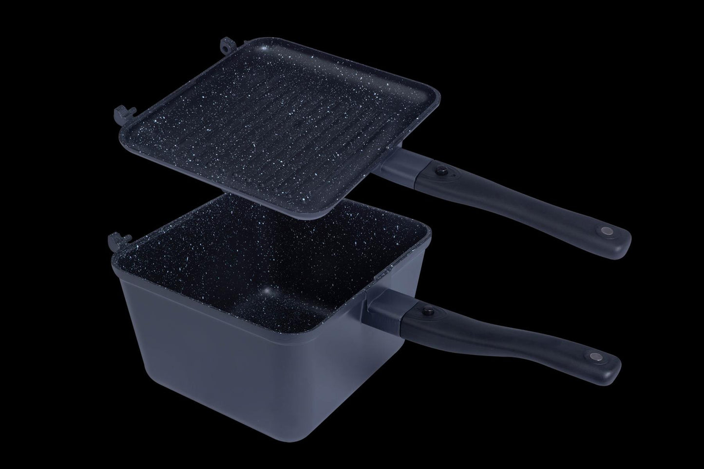 RidgeMonkey Connect Deep Pan & Griddle XL Granite Edition