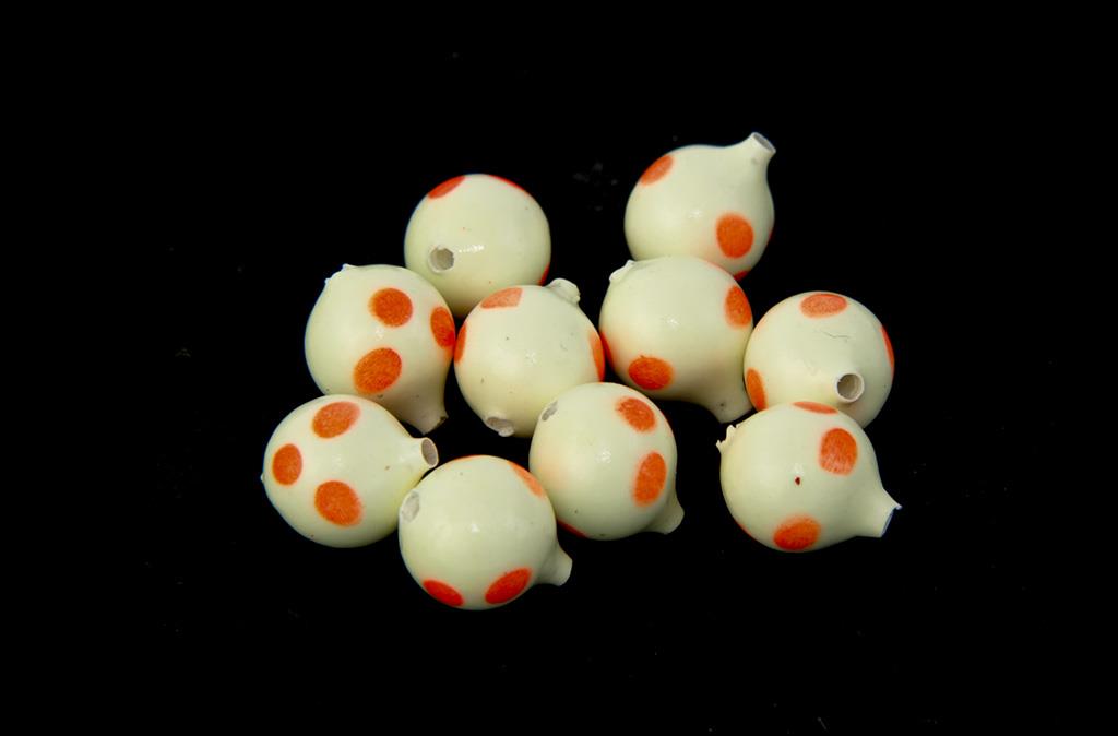 Gemini Beads Floating 10mm Spotted