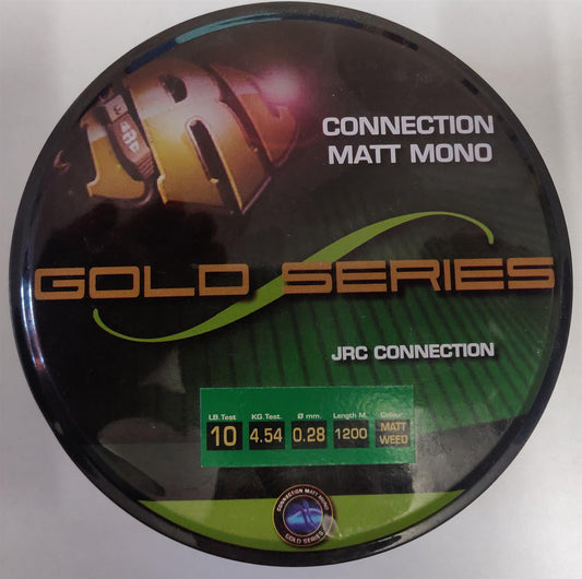 JRC Connection Gold Series Matt Weed Mono 10lb 1200m