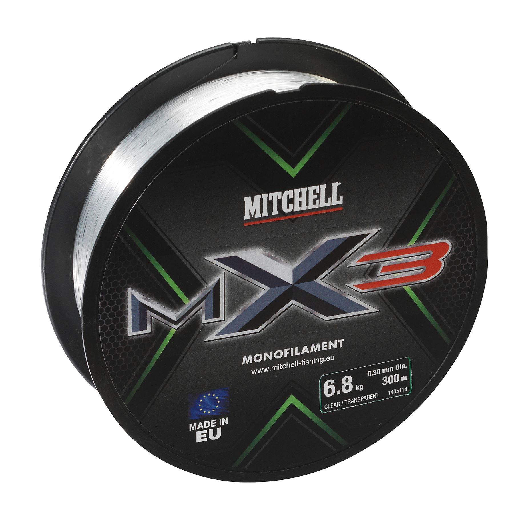 Mitchell MX3 3lb 1.25kg 150m Clear