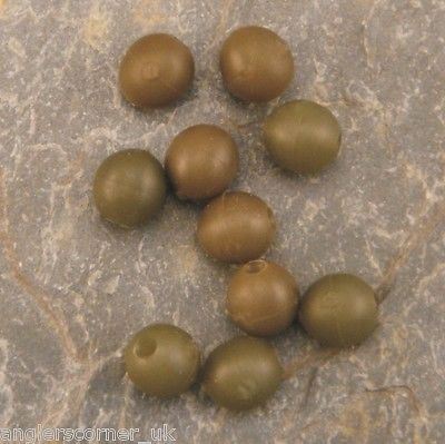 Enterprise Beads - Green & Brown 7mm 
