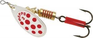 Mepps Comet Silver with Spots Spinner