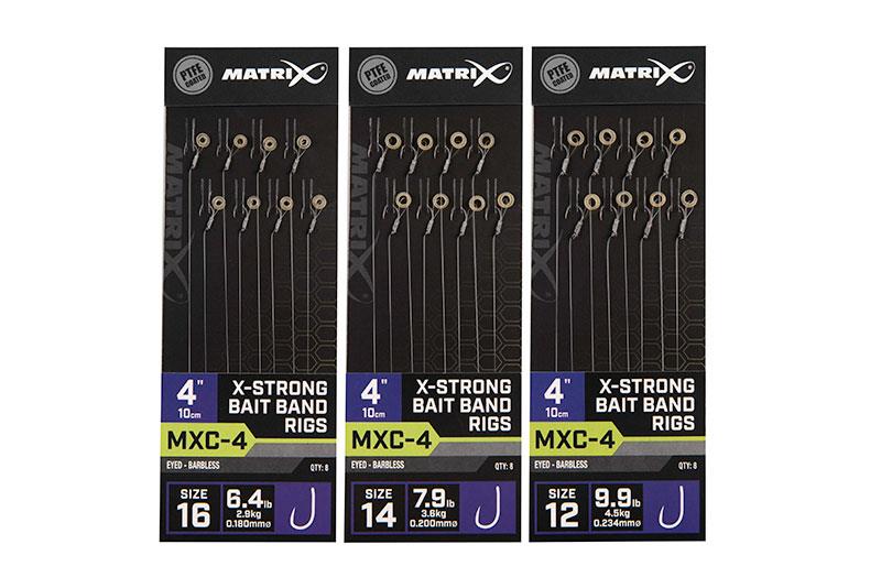 Fox Matrix MXC-4 4" X-Strong Bait Band Rig