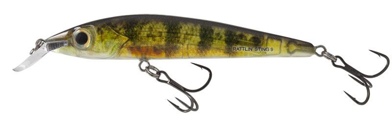 Salmo Rattlin' Sting Floating Real Yellow Perch 9cm 