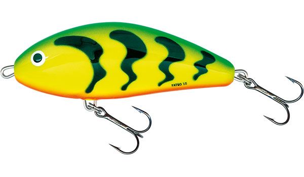 Salmo Fatso Floating Green Tiger 14cm 