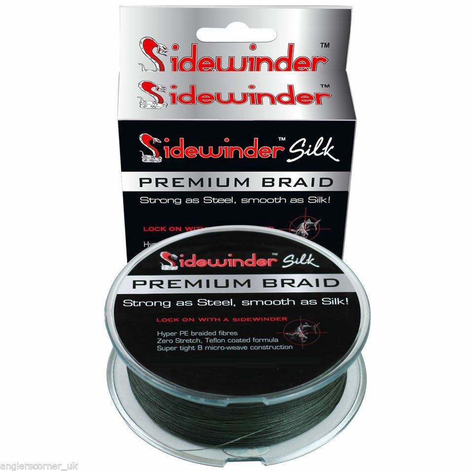 Sidewinder Premium Silk Braid / Sea Fishing Line Anglers Corner