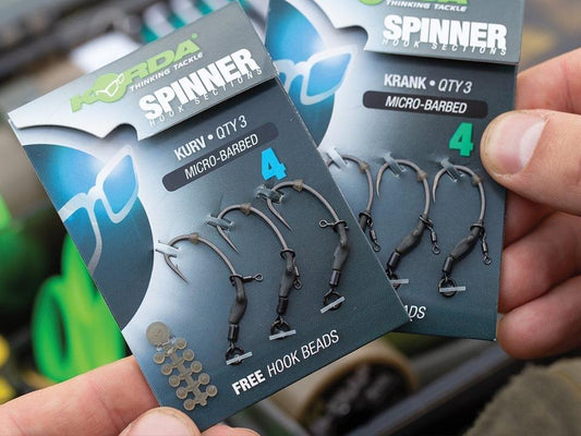 Korda Spinner Hook Sections Kurv 6 Barbed