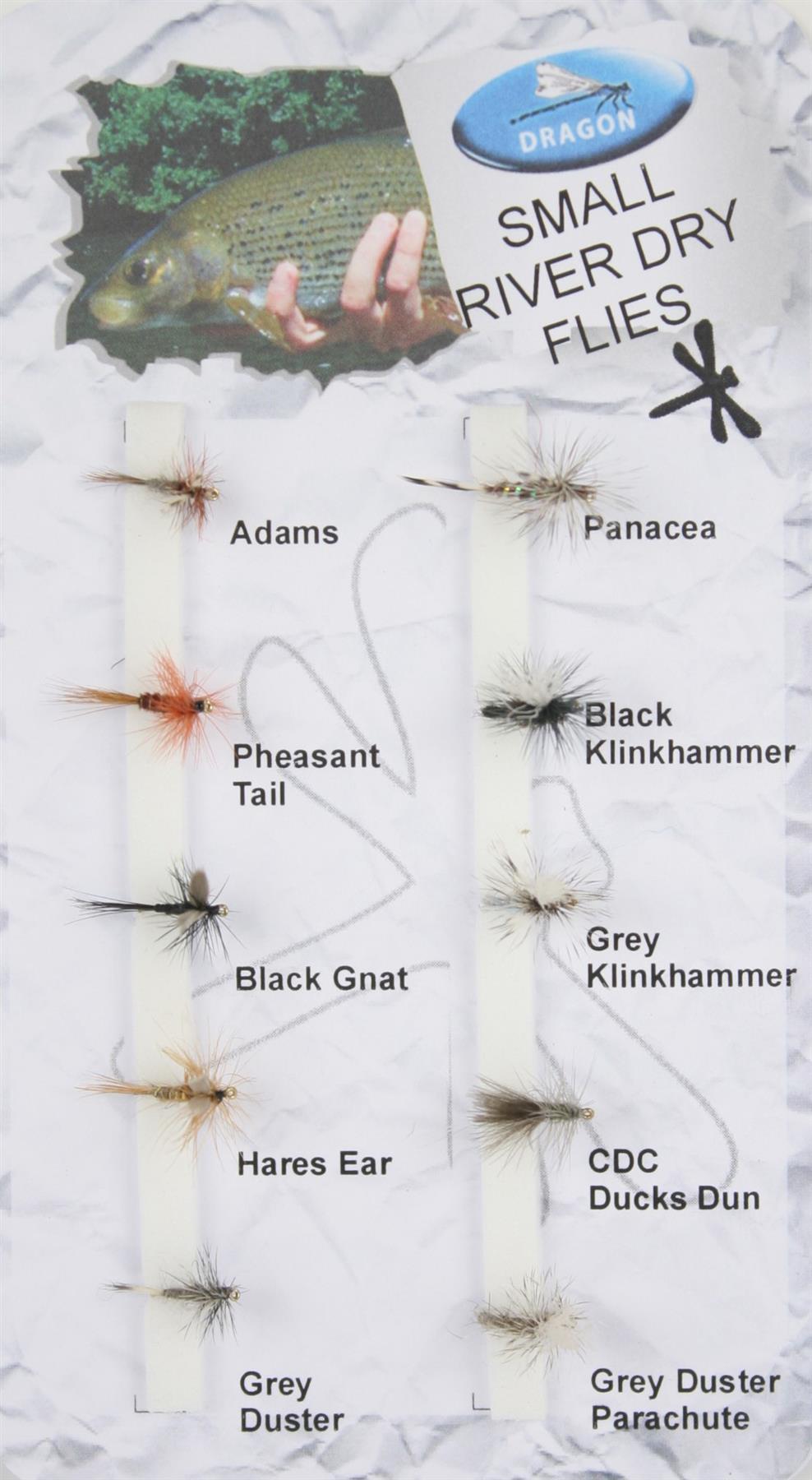 Dragon Tackle Trout & Grayling River Flies Small Dries 