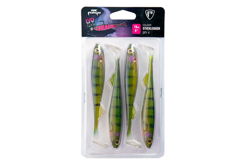 Fox Rage Slick Shad Stickleback Ultra UV 13cm