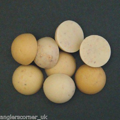 Enterprise 15mm Half Boilie / Cream & Beige 