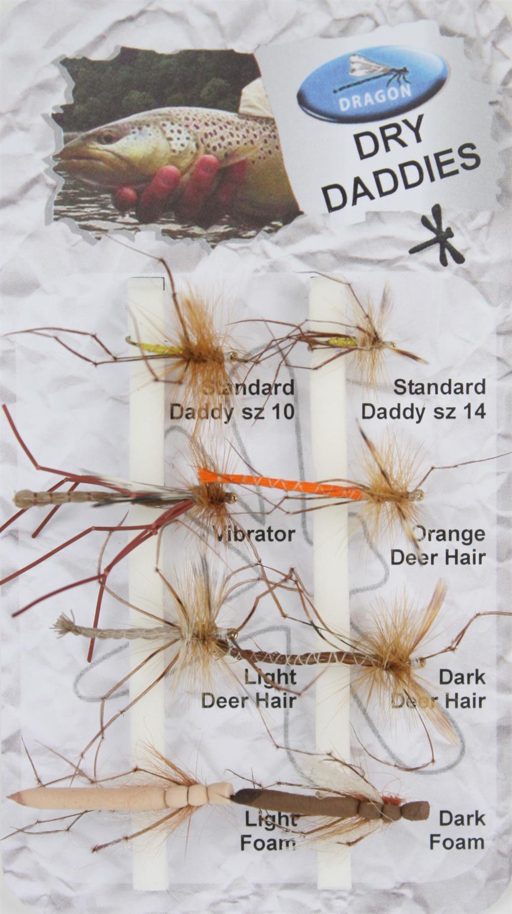 Dragon Tackle Trout Flies Dry Daddies
